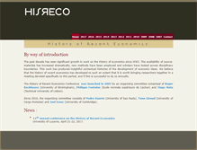 Tablet Screenshot of hisreco.org